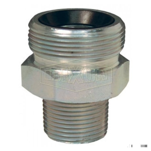 Boss Ground Joint Spud, 2 in, MNPT, Iron, Domestic